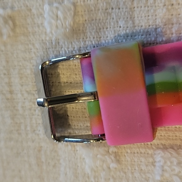 5 For 25.00/Justin Bieber Rainbow Jelly Watch,NWOT - Picture 4 of 6
